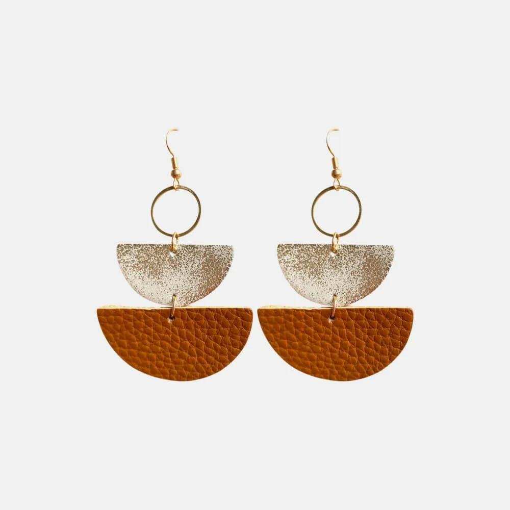 Geometrical Shape Dangle Earrings - Trendsi - Flyclothing LLC