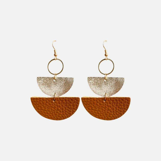 Geometrical Shape Dangle Earrings - Trendsi - Flyclothing LLC