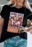 LONG LIVE COWGIRLS Graphic Tee - Trendsi - Flyclothing LLC