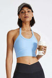 Halter Neck Active Cami - Trendsi - Flyclothing LLC