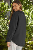 Button Down Collared Jacket - Trendsi - Flyclothing LLC