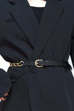PU Chain Skinny Belt - Trendsi - Flyclothing LLC