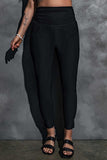 High-Rise Wide Waistband Joggers - Trendsi - Flyclothing LLC