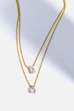 Stainless Steel Geometrical Shape Necklace - Trendsi - Flyclothing LLC