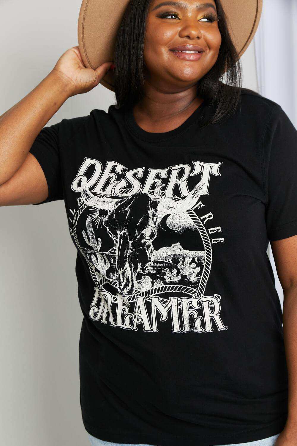 mineB Full Size DESERT DREAMER Graphic Tee - Trendsi - Flyclothing LLC