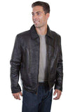Scully BLACK /SOFT TOUCH LAMB WESTERN YOKE/CONCEALED JACKET - Scully Leather - Flyclothing LLC