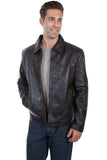 Scully BLACK /SOFT TOUCH LAMB WESTERN YOKE/CONCEALED JACKET - Scully Leather - Flyclothing LLC