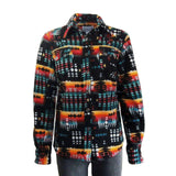 Rockmount Clothing Women's Native Pattern Fleece Western Shirt in Black & Red - Rockmount Clothing - Flyclothing LLC