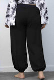 Plus Size Drawstring Jogger Pants - Trendsi - Flyclothing LLC