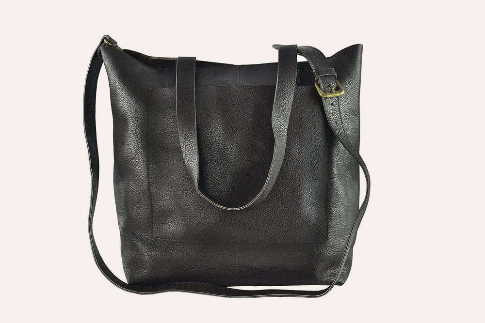Kiko Leather Journalist Tote - Kiko - Flyclothing LLC