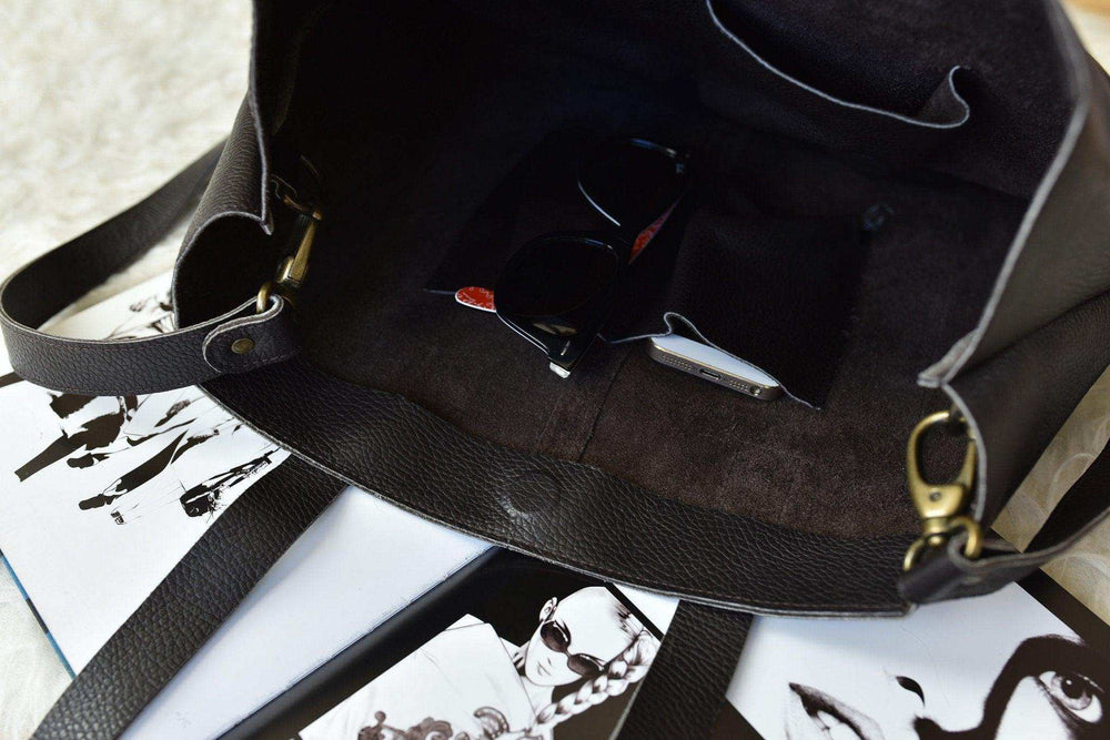 Kiko Leather Journalist Tote - Kiko - Flyclothing LLC