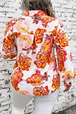 Plus Size Printed Long Sleeve Shirt - Trendsi - Flyclothing LLC