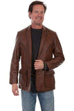 Scully CHOCOLATE LACED BLAZER - Scully Leather - Flyclothing LLC