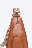 Take A Trip PU Leather Sling Bag - Trendsi - Flyclothing LLC