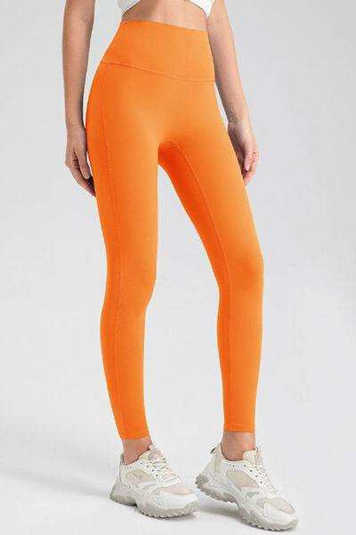 High Waist Skinny Active Pants - Trendsi - Flyclothing LLC