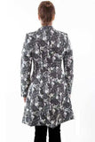 Scully BLACK-WHITE DAMASK PAISLEY FROCK COAT - Scully Leather - Flyclothing LLC