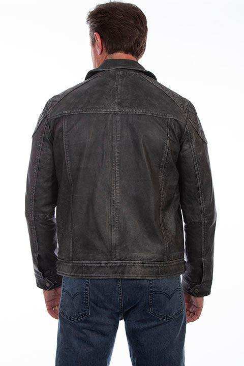Scully Leather Black Mens Jacket - Scully Leather - Flyclothing LLC