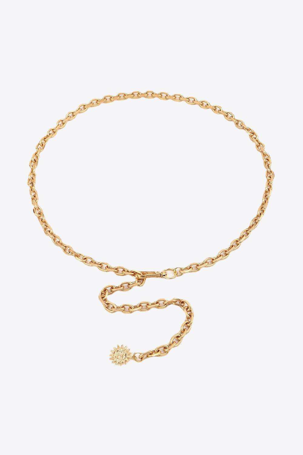Sun Iron Chain Belt - Trendsi - Flyclothing LLC