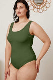 Basic Bae Full Size Square Neck Sleeveless Bodysuit - Trendsi - Flyclothing LLC
