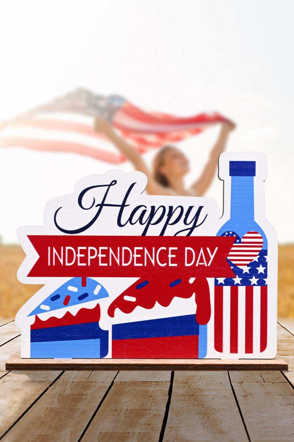 Independence Day Plywood Decor Ornament - Trendsi - Flyclothing LLC