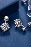 4 Carat Moissanite Drop Earrings - Trendsi - Flyclothing LLC