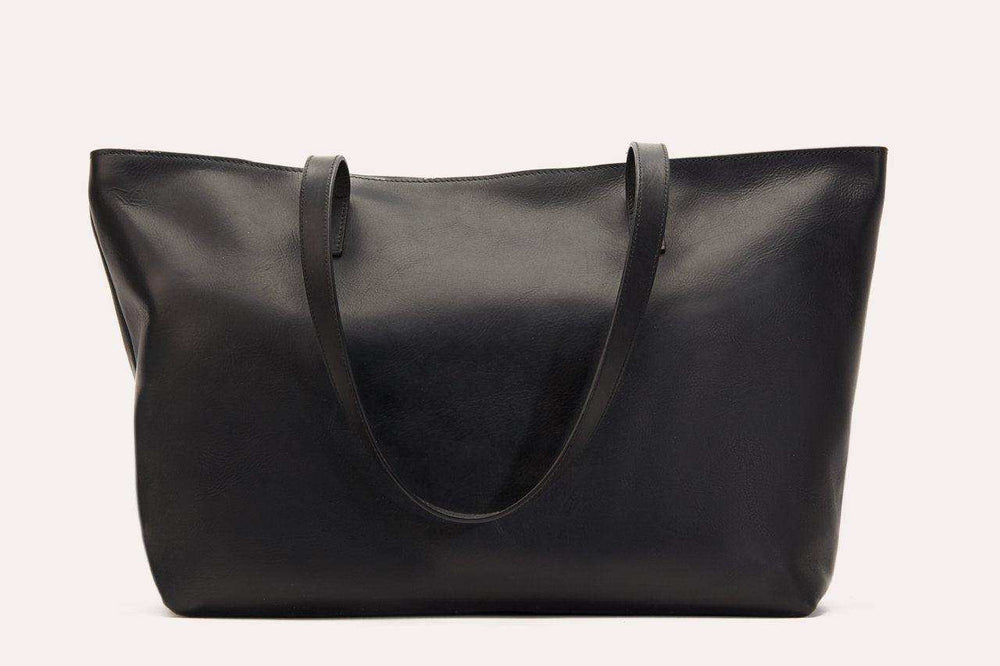 Kiko Leather Mid Zip Tote - Kiko - Flyclothing LLC