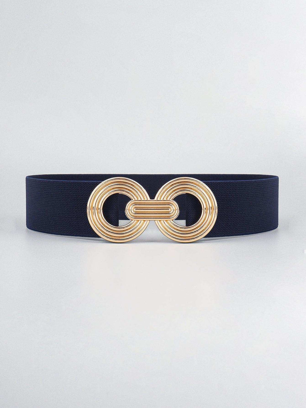 Geometric Buckle Elastic Wide Belt - Trendsi - Flyclothing LLC