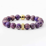 Natural Stone Beaded Bracelet - Trendsi - Flyclothing LLC