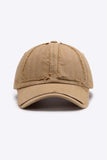 Distressed Adjustable Baseball Cap - Trendsi - Flyclothing LLC