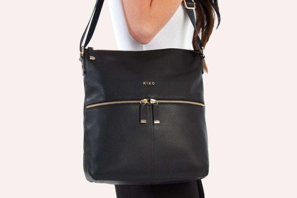 Kiko Leather Zip Tote - Kiko - Flyclothing LLC