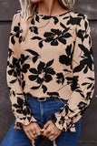 Printed Tied Flounce Sleeve Blouse - Trendsi - Flyclothing LLC