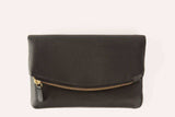 Kiko Leather Flap Clutch - Kiko - Flyclothing LLC