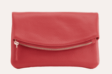 Kiko Leather Flap Clutch - Kiko - Flyclothing LLC