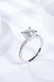 1.5 Carat Moissanite Side Stone Ring - Trendsi - Flyclothing LLC