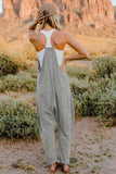 Double Take V-Neck Sleeveless Jumpsuit with Pocket - Trendsi - Flyclothing LLC
