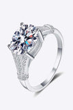 Unpredictable Day 3 Carat Moissanite Ring - Trendsi - Flyclothing LLC