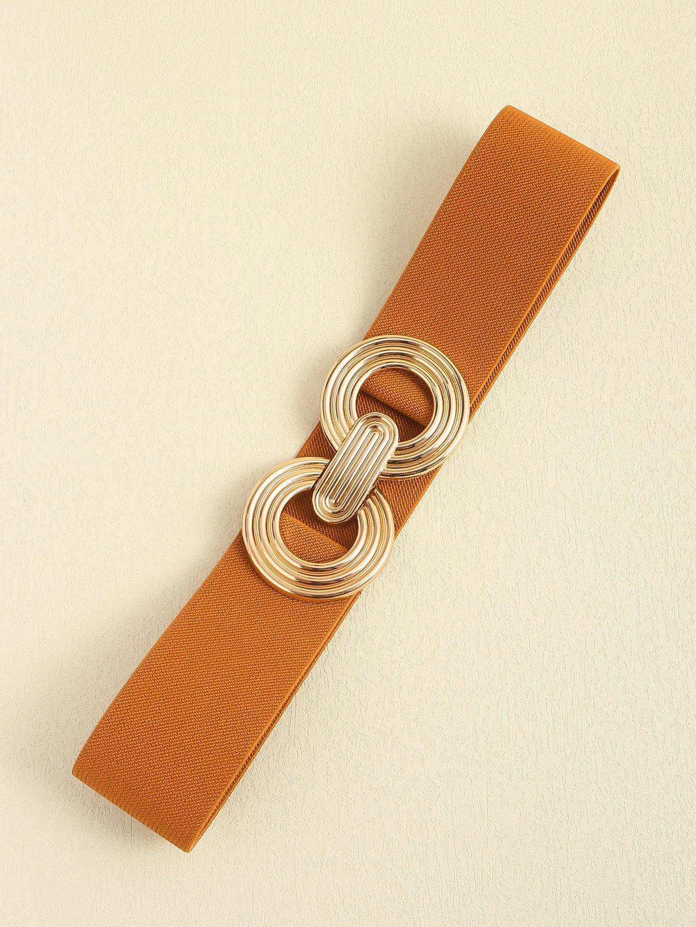 Geometric Buckle Elastic Wide Belt - Trendsi - Flyclothing LLC