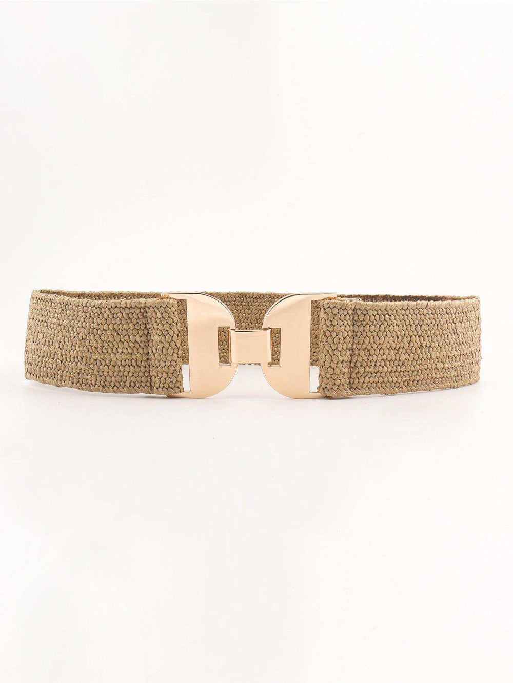 Alloy Buckle Elastic Belt - Trendsi - Flyclothing LLC