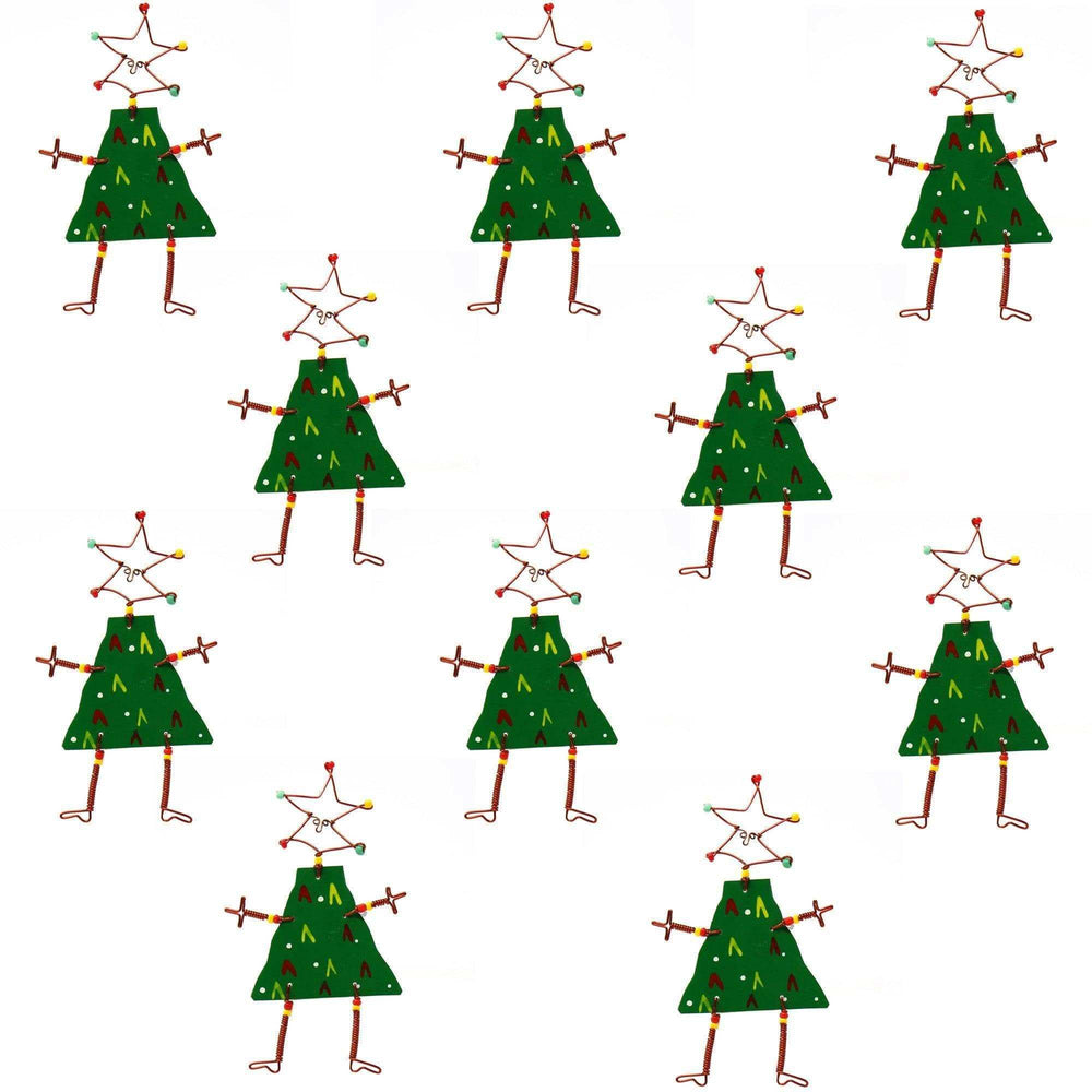 Set of 10 Dancing Girl Christmas Tree Pins - Creative Alternatives - Creative Alternatives - Flyclothing LLC