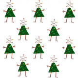 Set of 10 Dancing Girl Christmas Tree Pins - Creative Alternatives - Creative Alternatives - Flyclothing LLC