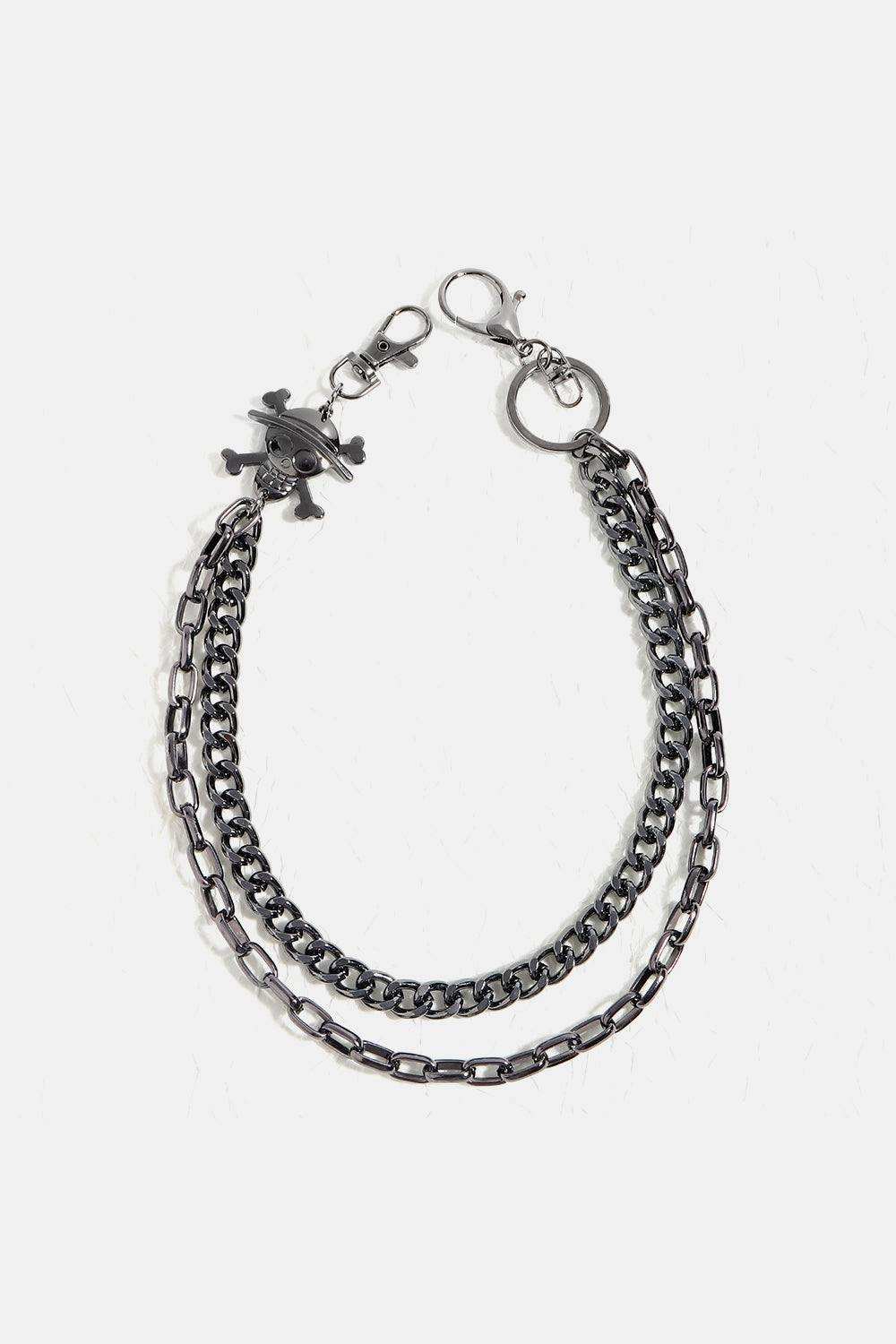 Treasure Point Shape Double Layer Alloy Belt - Trendsi - Flyclothing LLC