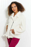 Davi & Dani Come a Little Closer Full Size Faux Fur Jacket - Trendsi - Flyclothing LLC