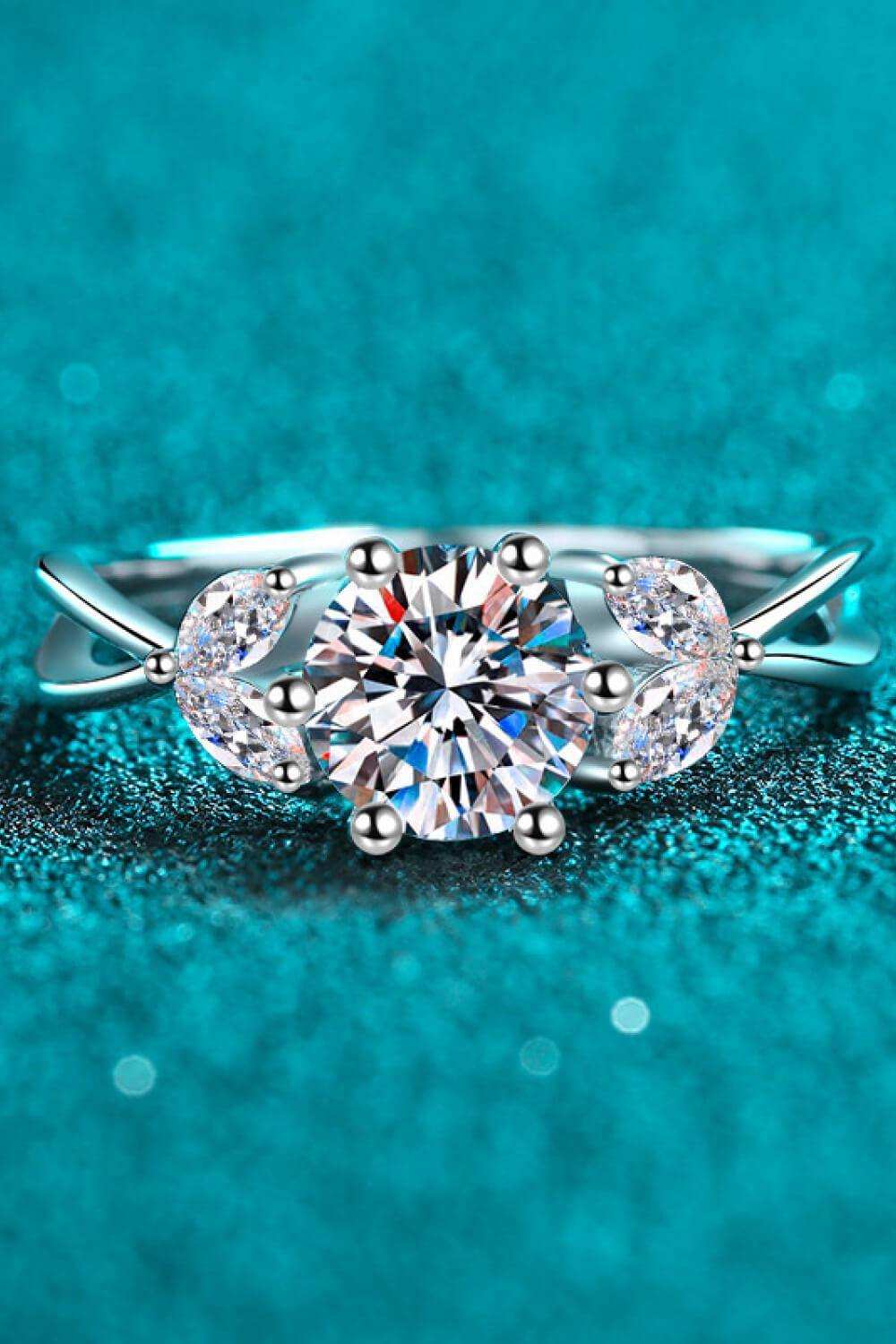 Come With Me 1 Carat Moissanite Ring - Trendsi - Flyclothing LLC
