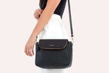 Kiko Leather Fold Over Crossbody - Kiko - Flyclothing LLC