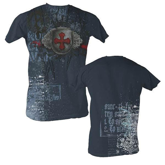 Sanctify Warriors Mens Navy Shirt - Flyclothing LLC