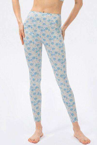 High Waist Skinny Active Pants - Trendsi - Flyclothing LLC