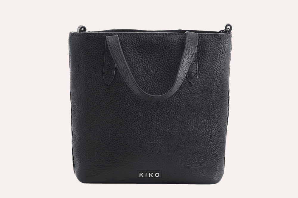Kiko Leather Side Weaved Tote - Kiko - Flyclothing LLC