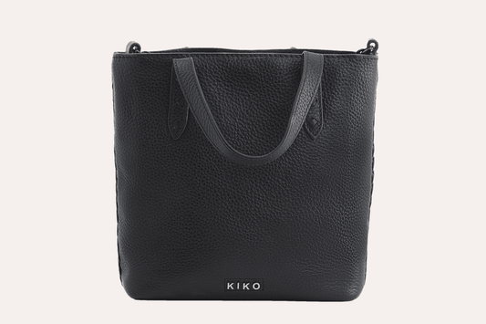 Kiko Leather Side Weaved Tote - Kiko - Flyclothing LLC