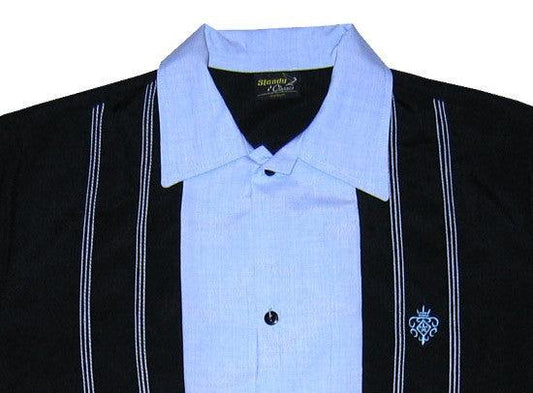 Steady Clothing Light Blue Bowler Shirt - Flyclothing LLC