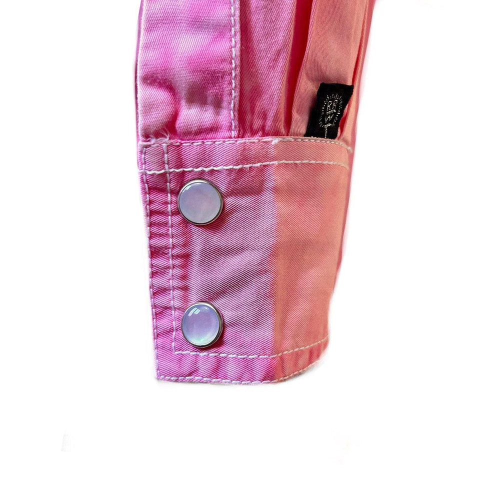 Rockmount Clothing Women's Soft Pink Floral Embroidered Western Shirt - Rockmount Clothing - Flyclothing LLC